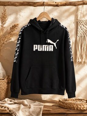 Puma Graphic‎ Logo Black Hoodie
Large